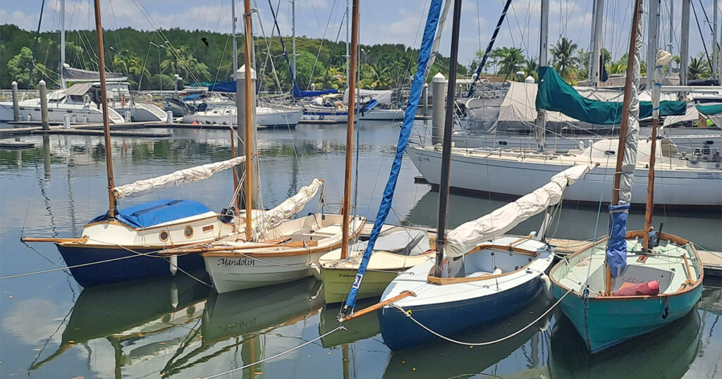 Character Boat Charters fleet in Krabi lagoon Thailand