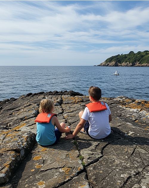 kids Krabi coastline, family beach Krabi, children sailing inspiration, Krabi coastal view